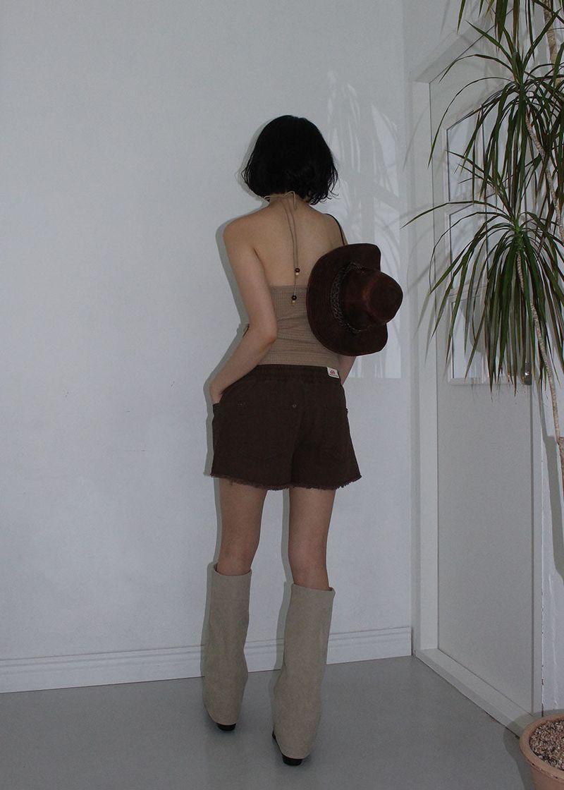 LINEN WESTERN BOOTS