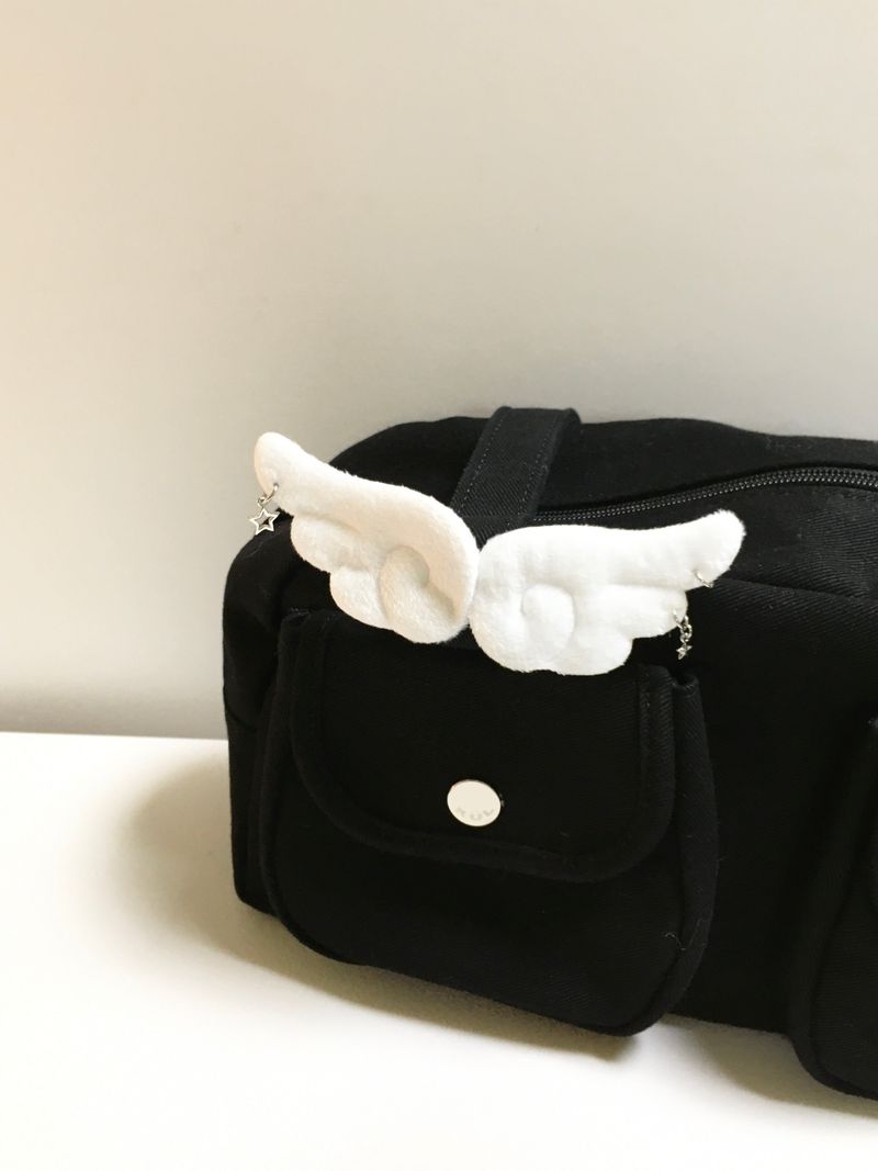 Angel wings (hairpin & badge)