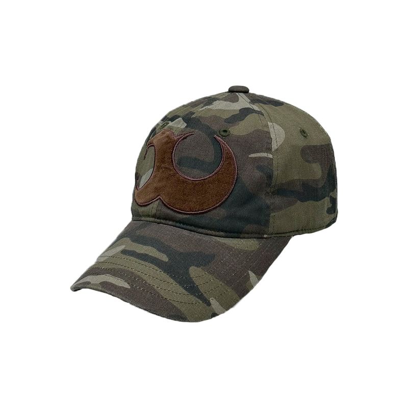 BASIC LOGO WASHED BALL CAP (CAMO KHAKI)