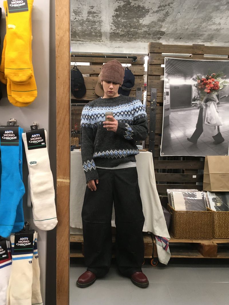 No.1524 herringbone snap PT (3color)