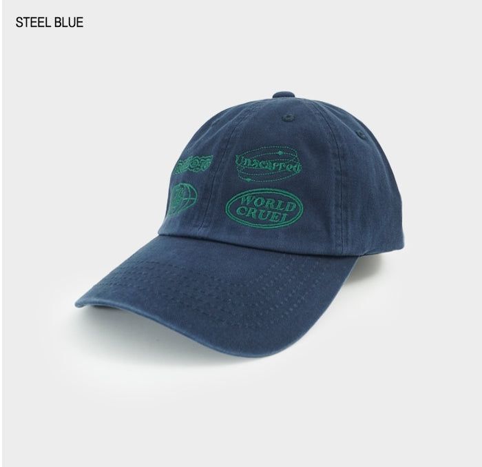 Globe logo ball cap