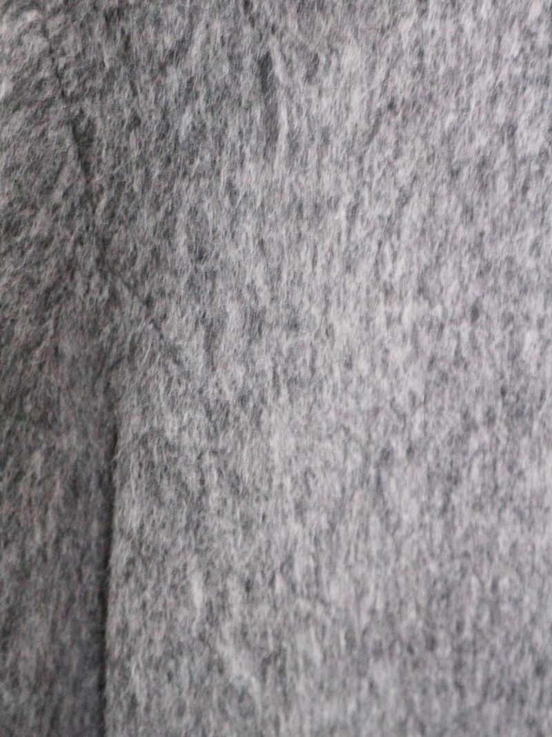 Linda Brush Mohair Crop Long Sleeve Jacket