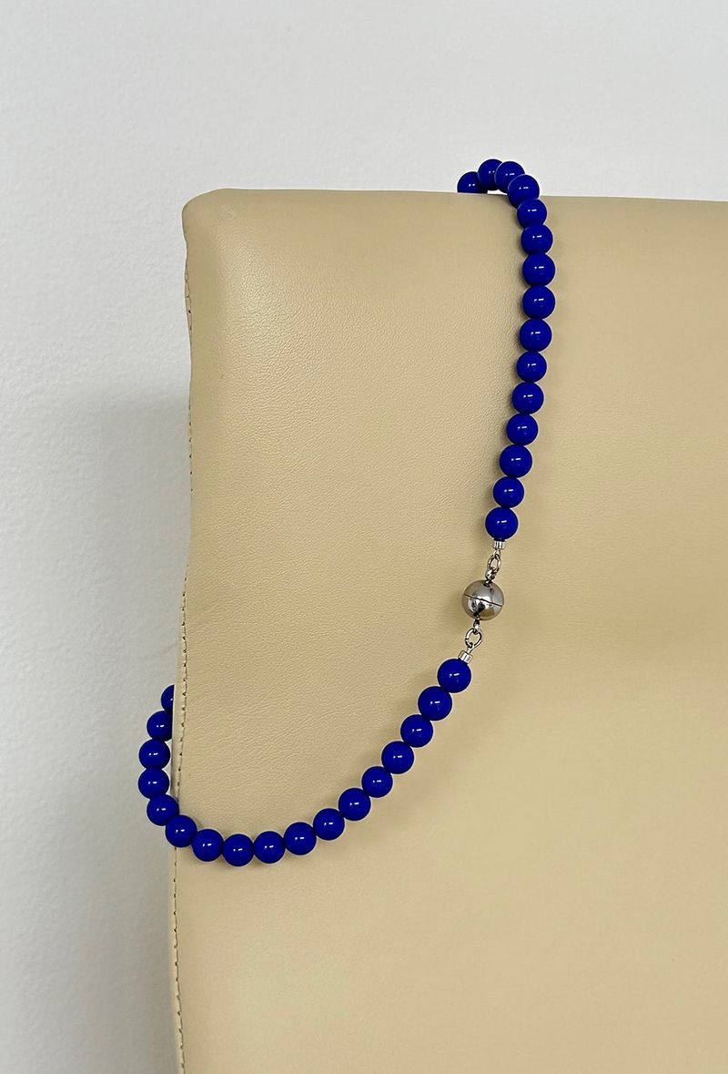 cobalt blue necklace