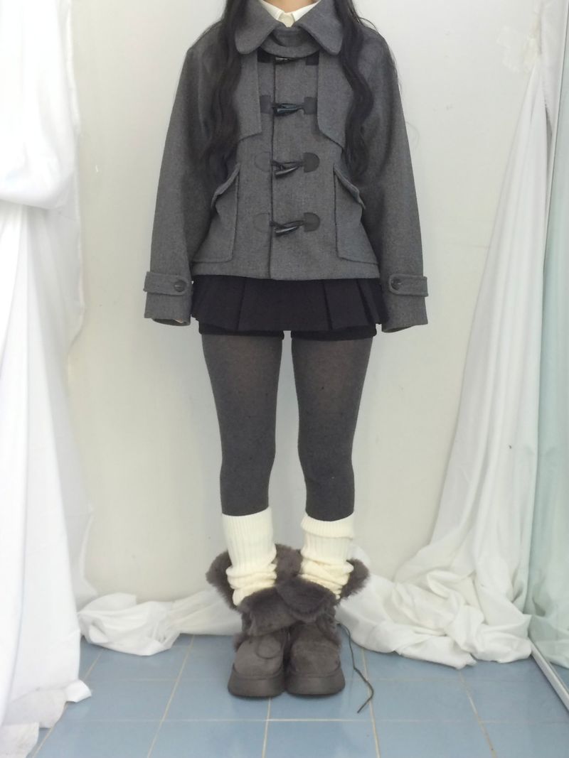 プリーツレイヤースカートパンツ