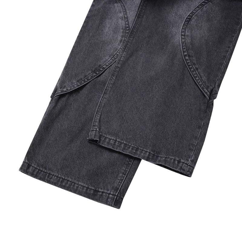 Trip Curved Denim Pants (2 Colors)