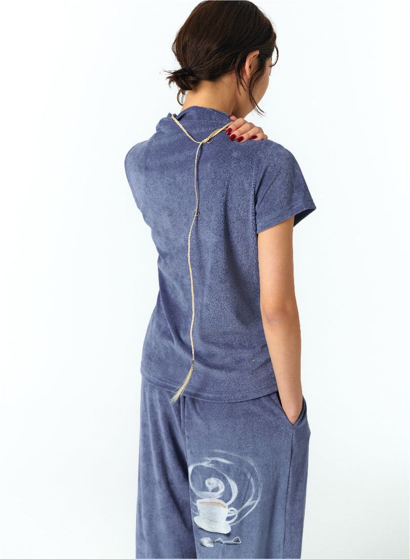 SPILT COFFEE HIGHNECK TERRY T-SHIRTS