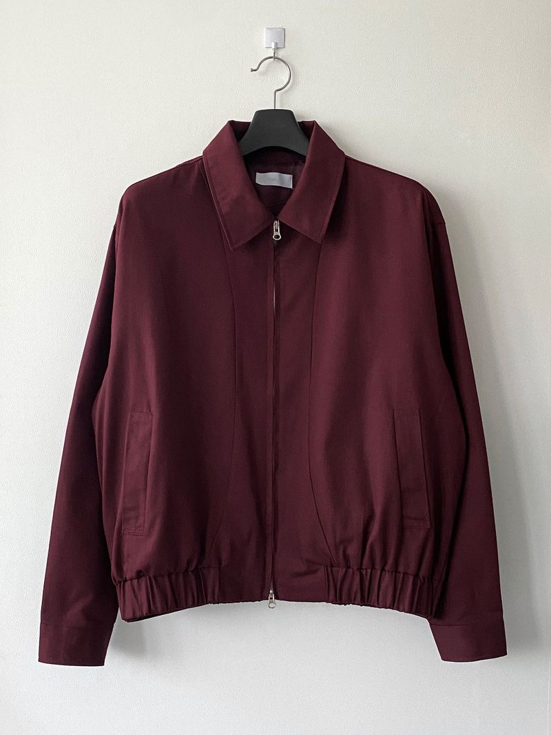 Snap detail blouson jacket