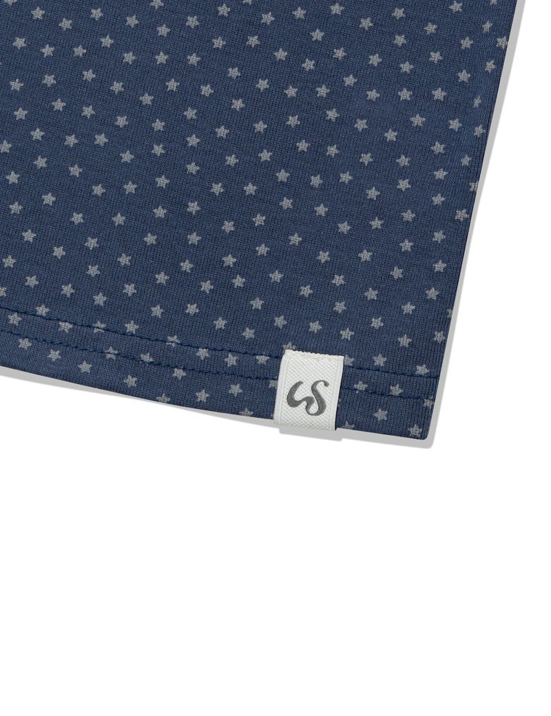 STAR CONTRAST RAGLAN T-SHIRT(NAVY)