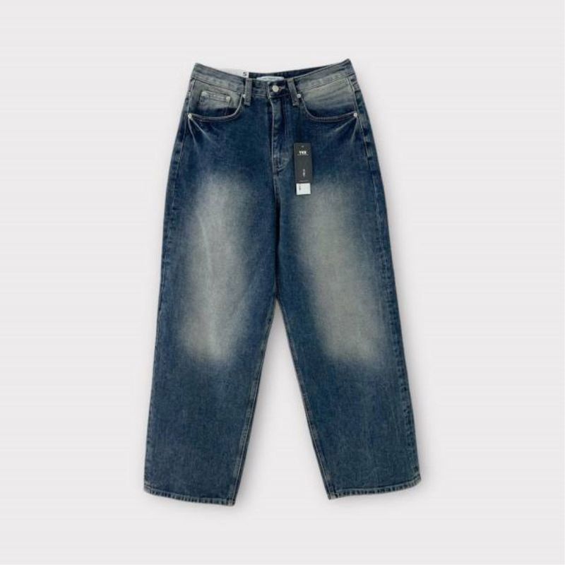 Garment dying denim pants