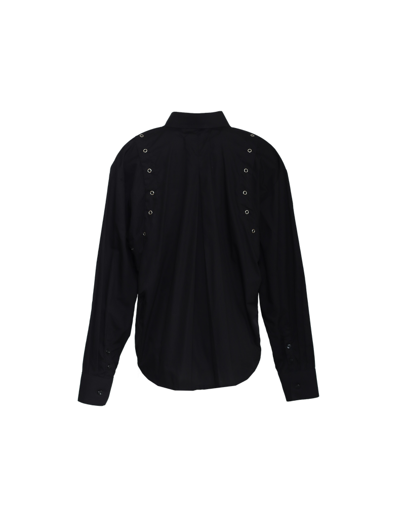 CANOPY OVERSIZE SHIRT - BLACK