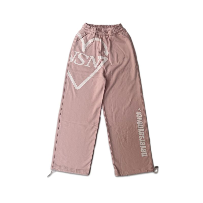nsn logo sweat pants -pink-