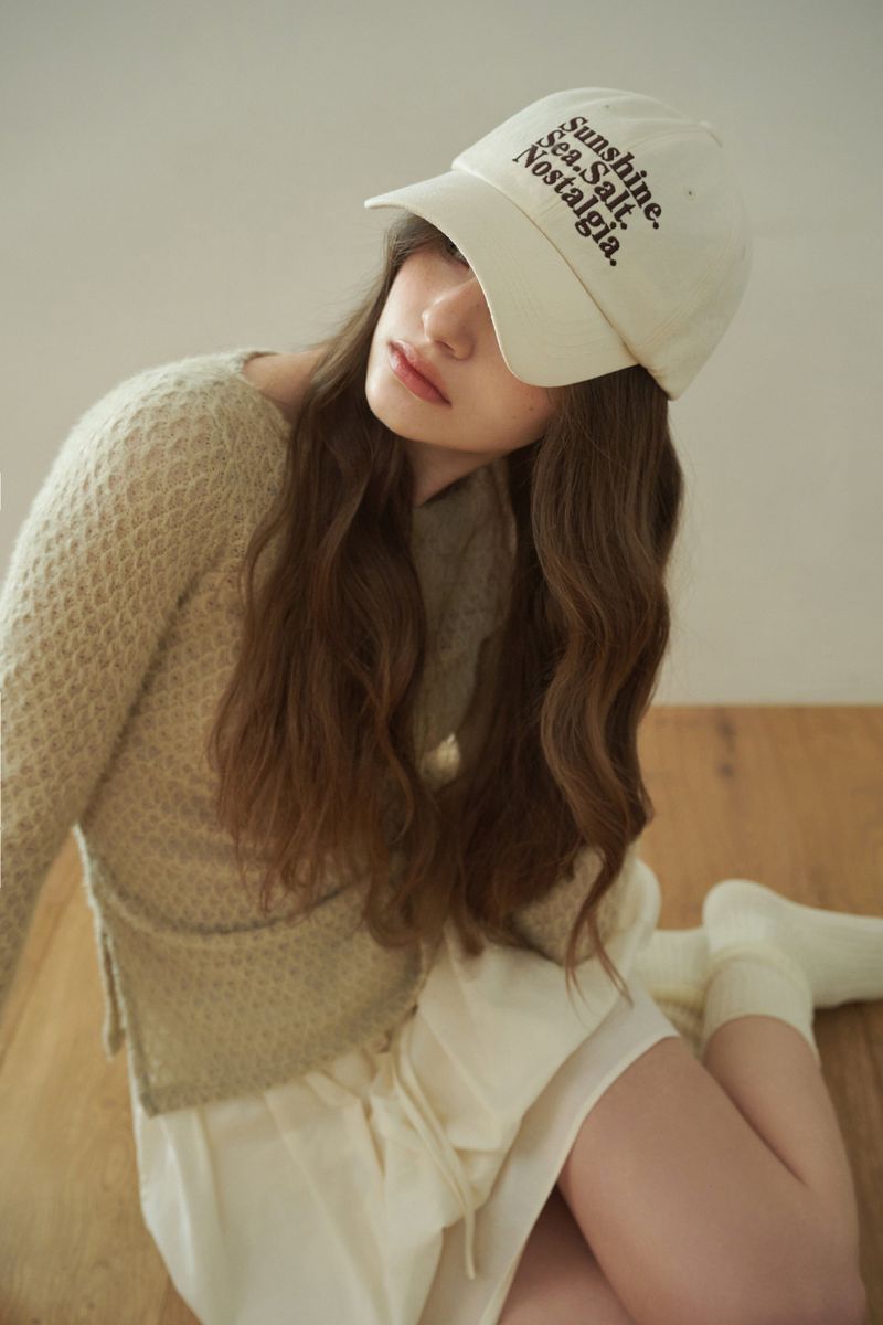 NOSTALGIA baseball cap_ivory