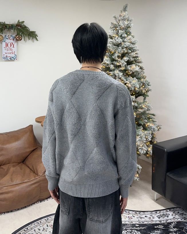 Tay Boucle Diamond Knit