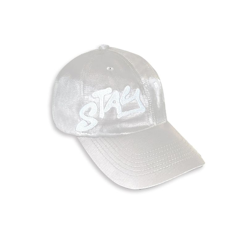 stay punk nylon ball cap [light grey]
