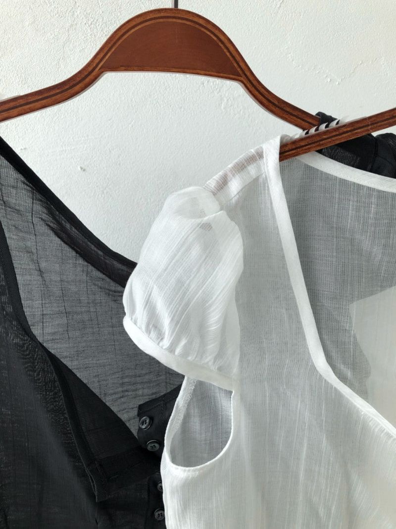 see-through blouse