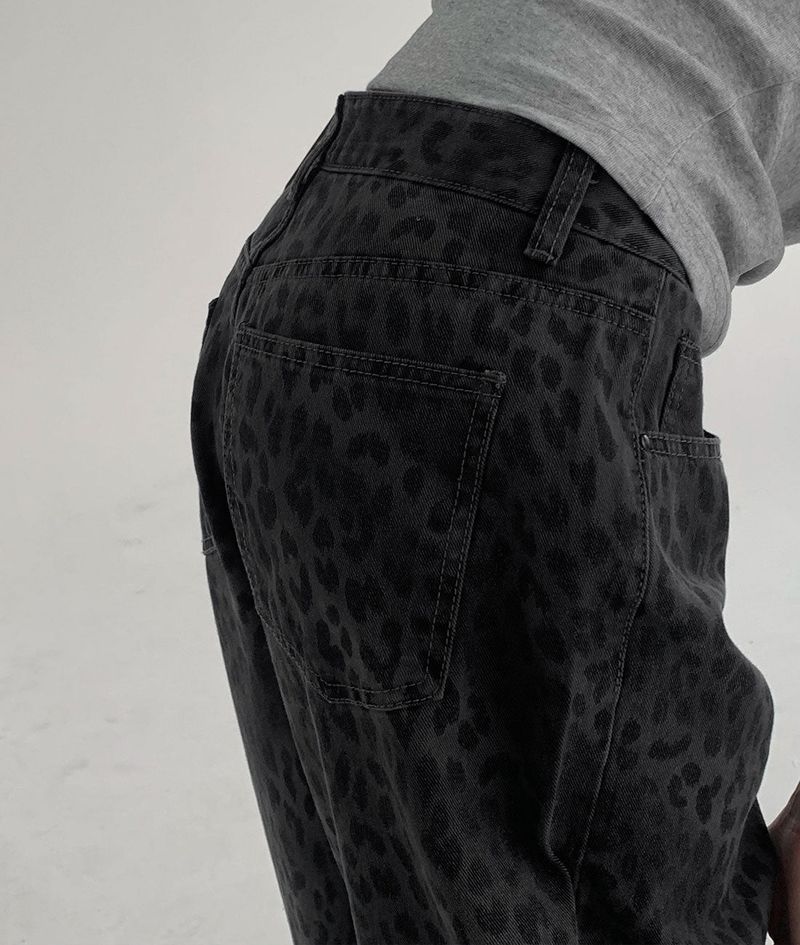 [VIVITIKO] Chets reopard cotton pants