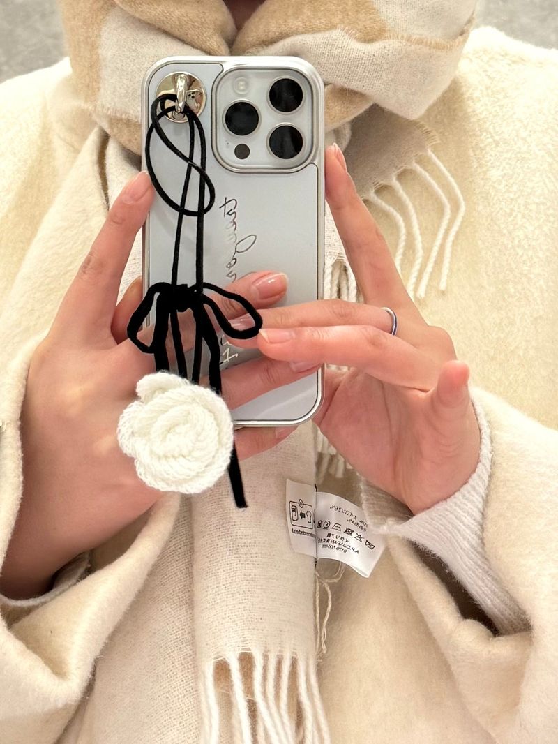 TREEFORFIVE345（ツリーフォーファイブ345）の「ホワイトローズ リボン キーリング / TREEFORFIVE345（トイ/キーホルダー）」