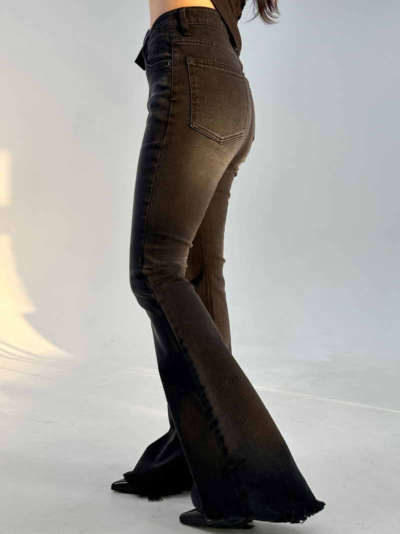 FIT GUARANTEE💙 HIGH MODERN BOOTCUT💙🖤 - 2 COLORS