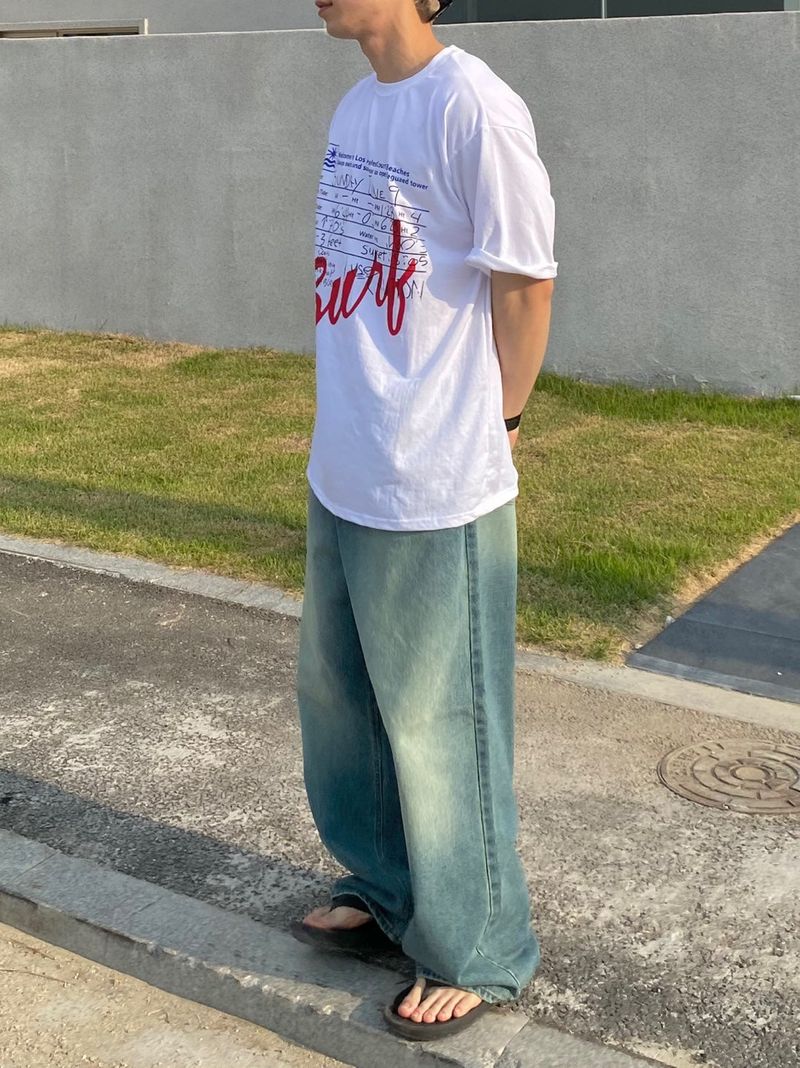 surf lettering half T 2C