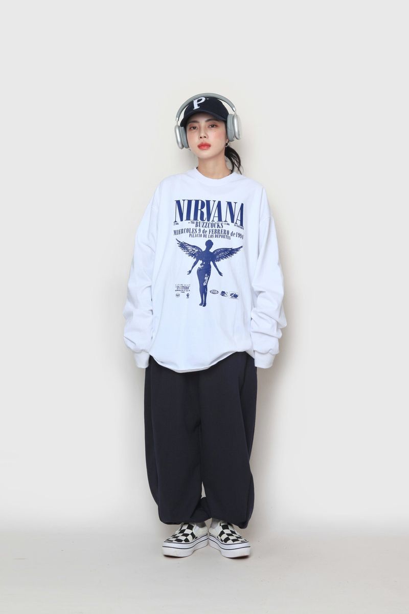 Nirvana Angel Long Over Sleeve T