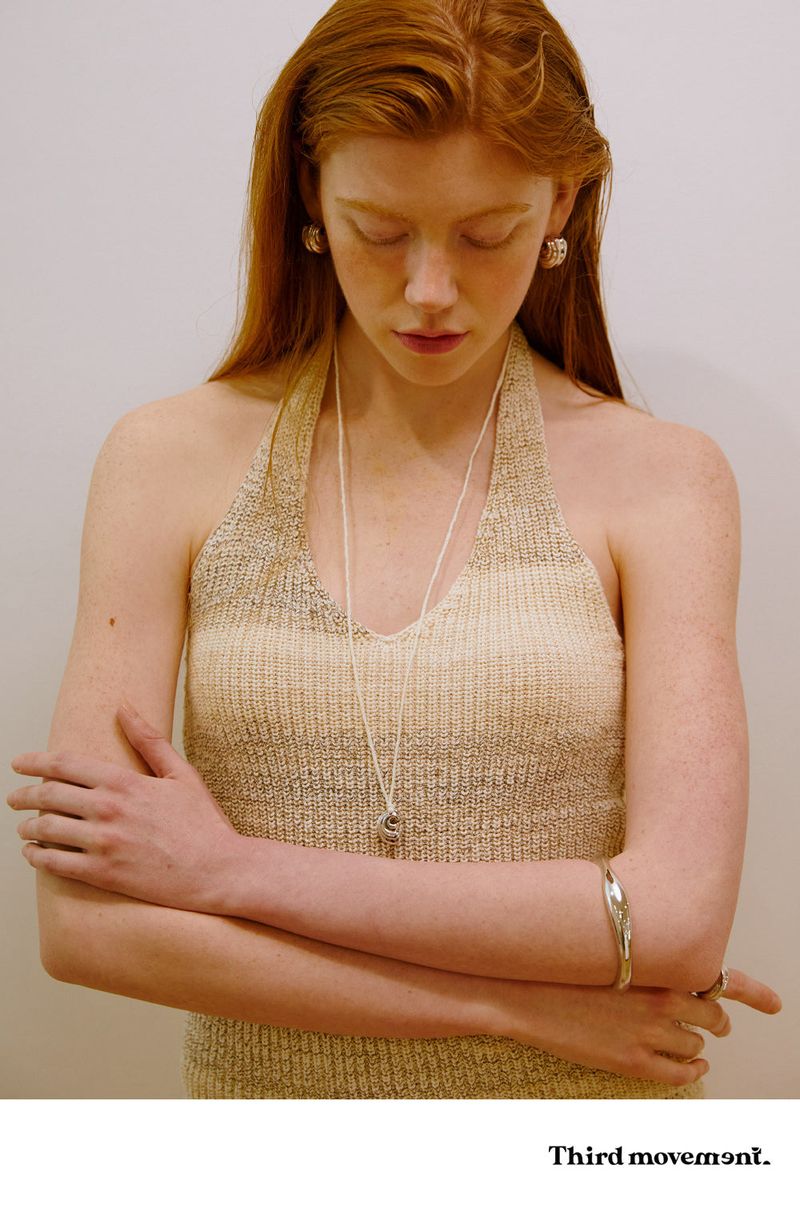 Bubble Arm Bangle (Silver)