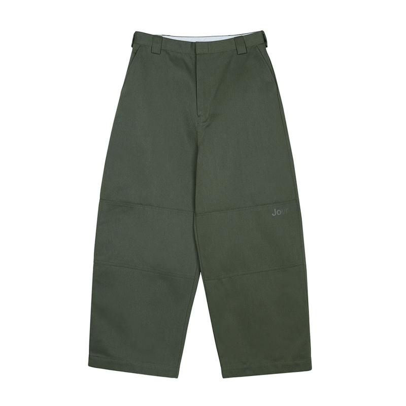 JOURNAL DOUBLE KNEE PANTS - OLIVE