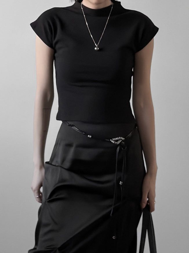 Softneck drop short-sleeve tee