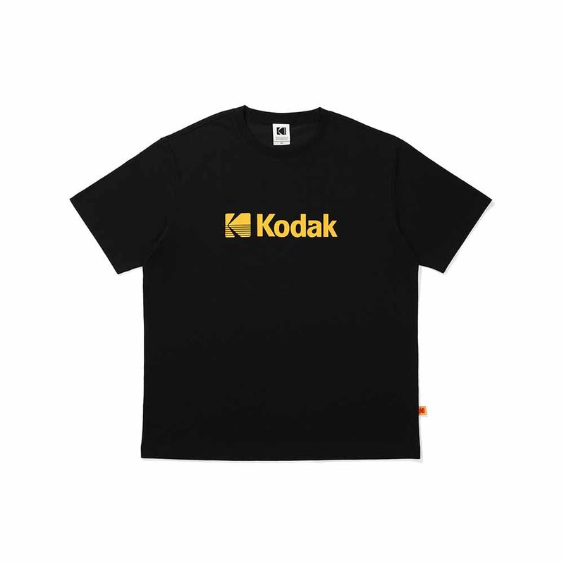 KODAK（コダック）の「BIG LOGO SHORT-SLEEVE T-SHIRT【BLACK】（Tops）」