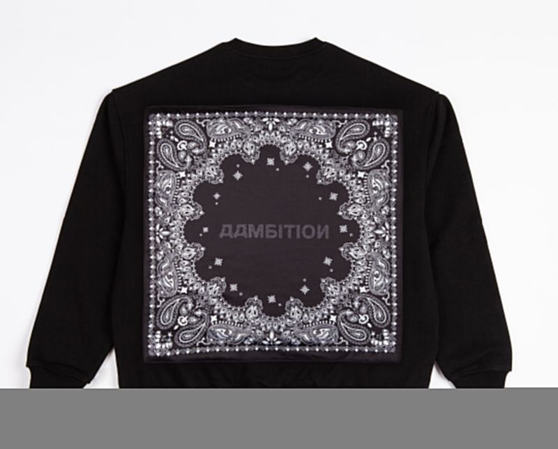 AAMBITION（アアンビション）の「paisley sweattop black（Tops）」