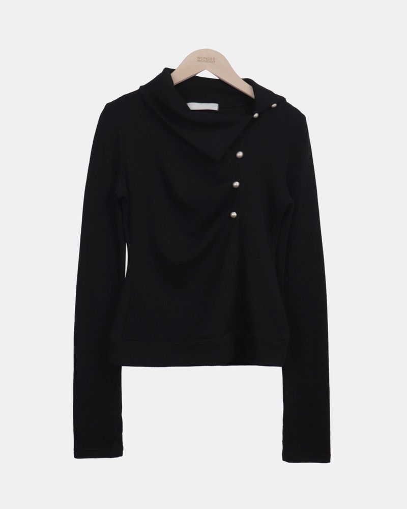 Brack Vintage Button Long-Sleeve T-Shirt