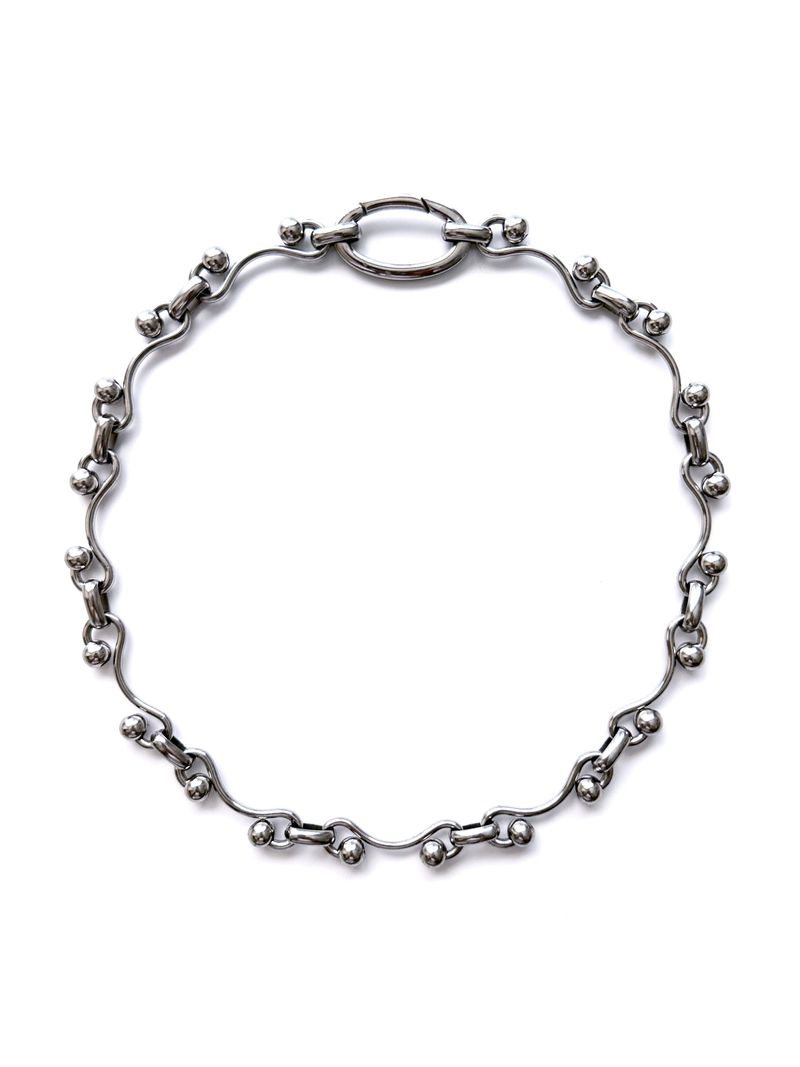 BUZZERBE(ブザービー)の「ball wave chain necklace(Accessories)」