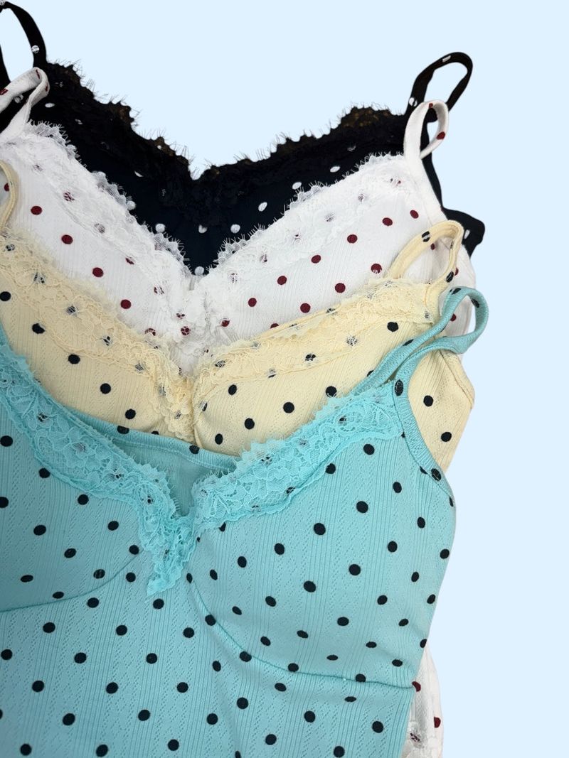 dot pad bra top