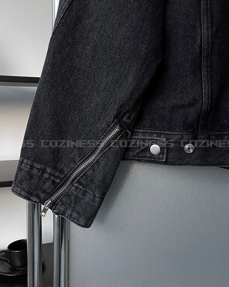 EN And denim trunker jacket (M ~ L)