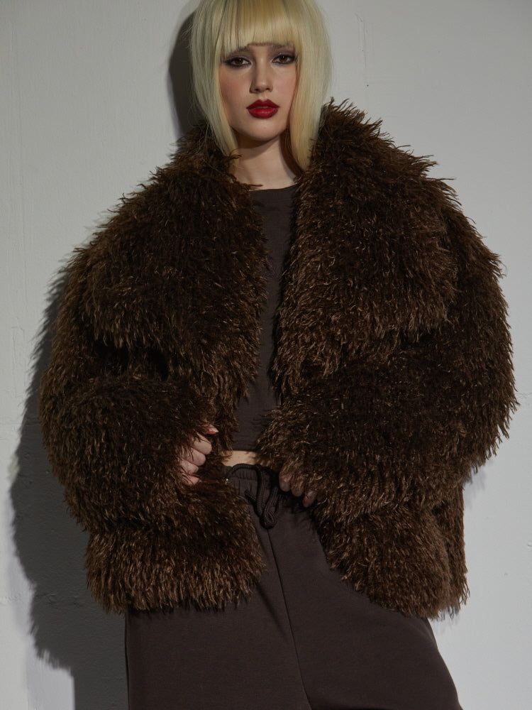 FUR ROBE JACKET