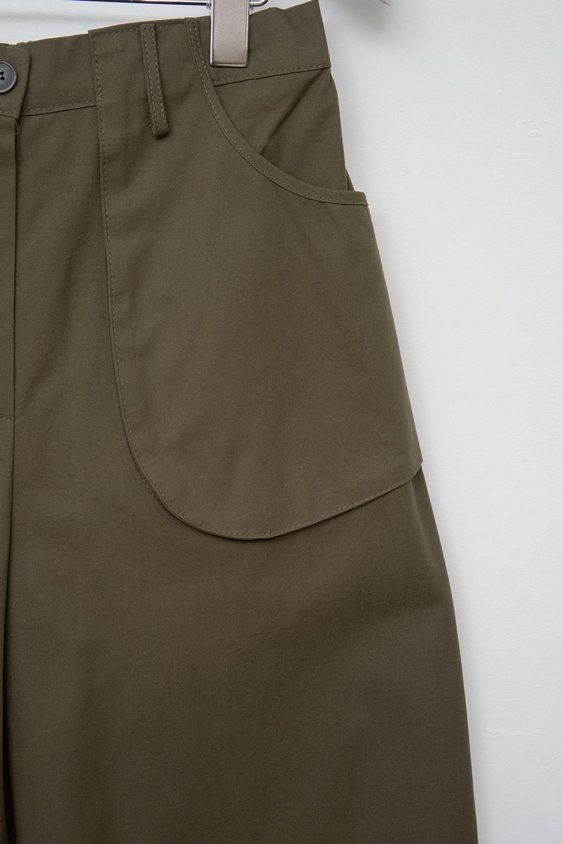 (W) Kros Curved Pocket Pants (3color)