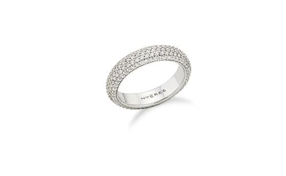 25FW★ Essence Silver (W) Luxe Full Pave Ring M