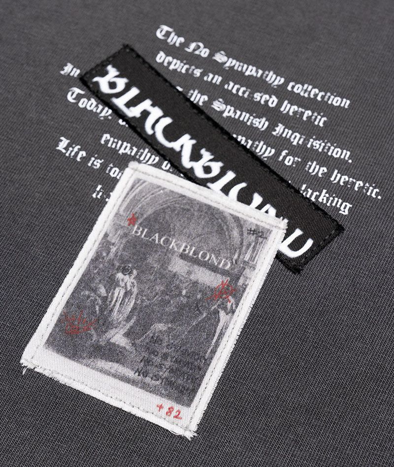 BBD Chaos Patch Pigment T-Shirt (Charcoal)