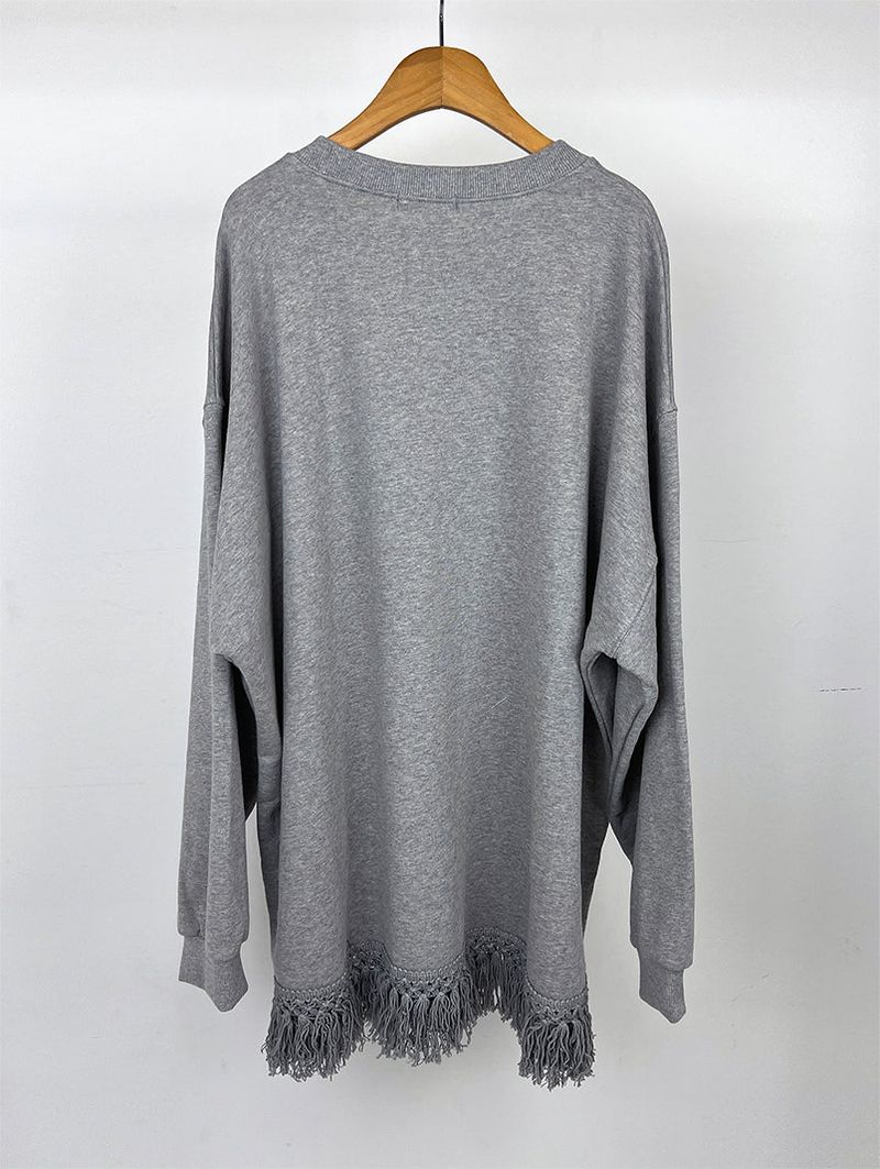 FRINGE TASSEL SWEAT SHIRT (3C)