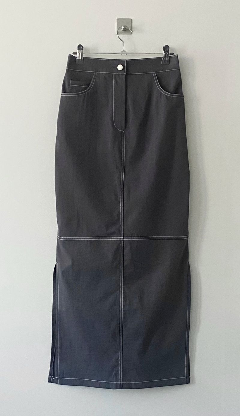 Sombrar slit long skirt