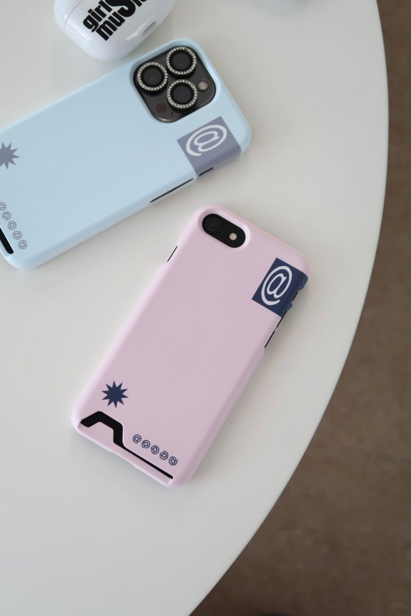 [MADE] at sign card case (pink)