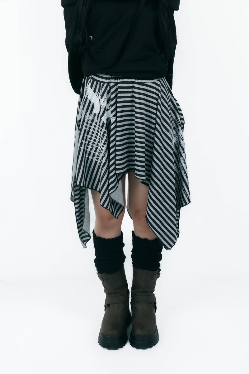 tie layered skirt