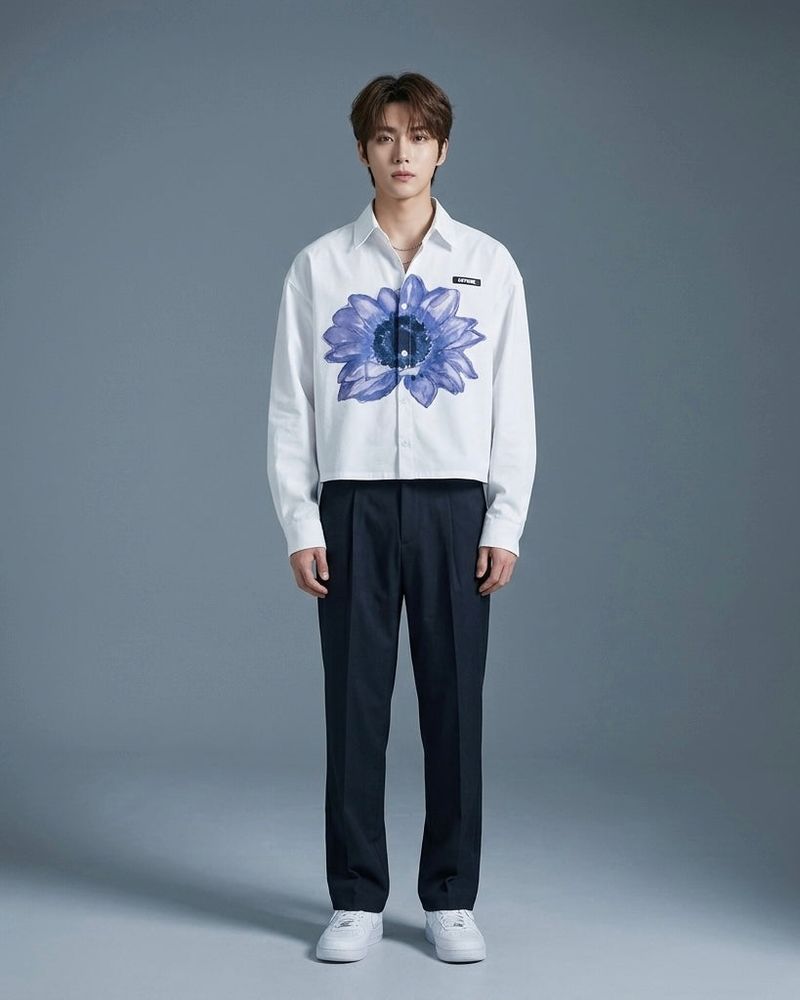 Ivory Flower Shirts