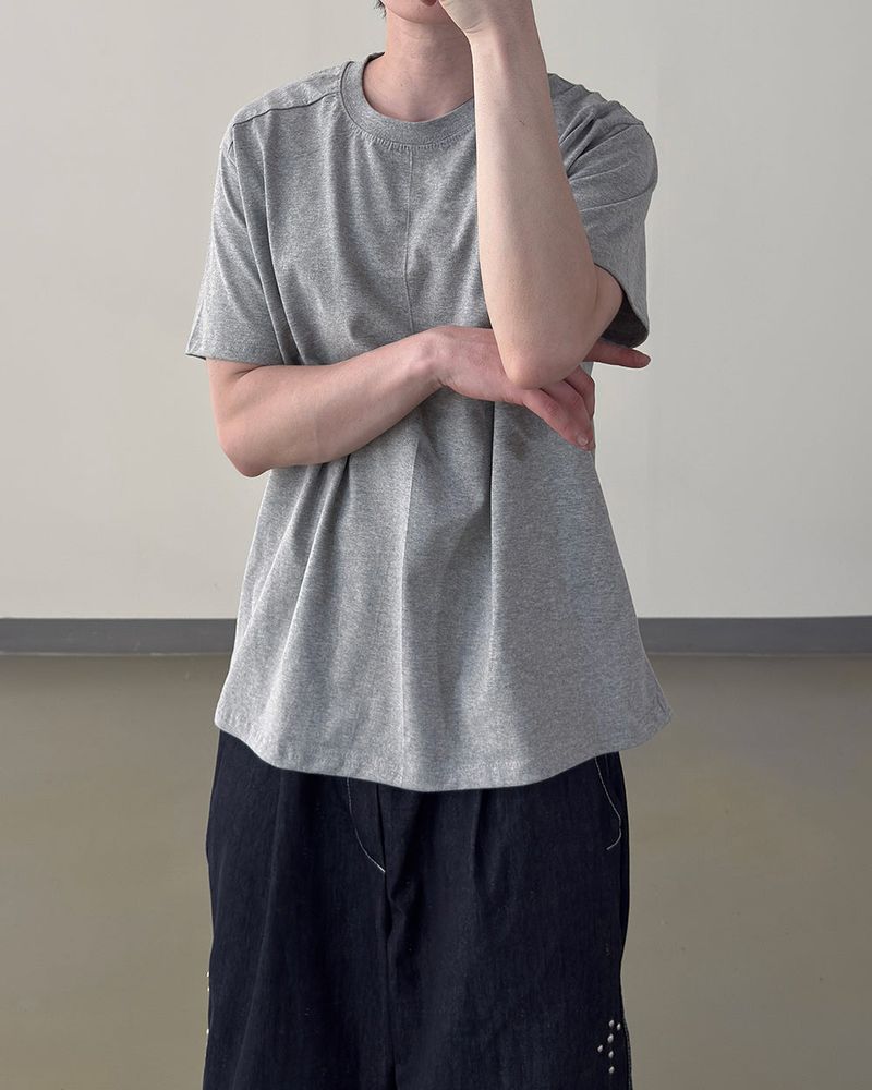 Nick Line Layered Short Sleeve T-Shirt