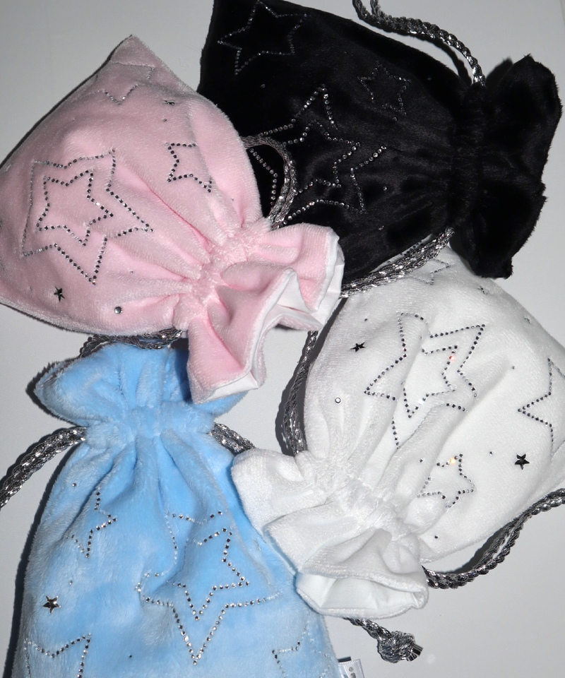 catch star pouch - black
