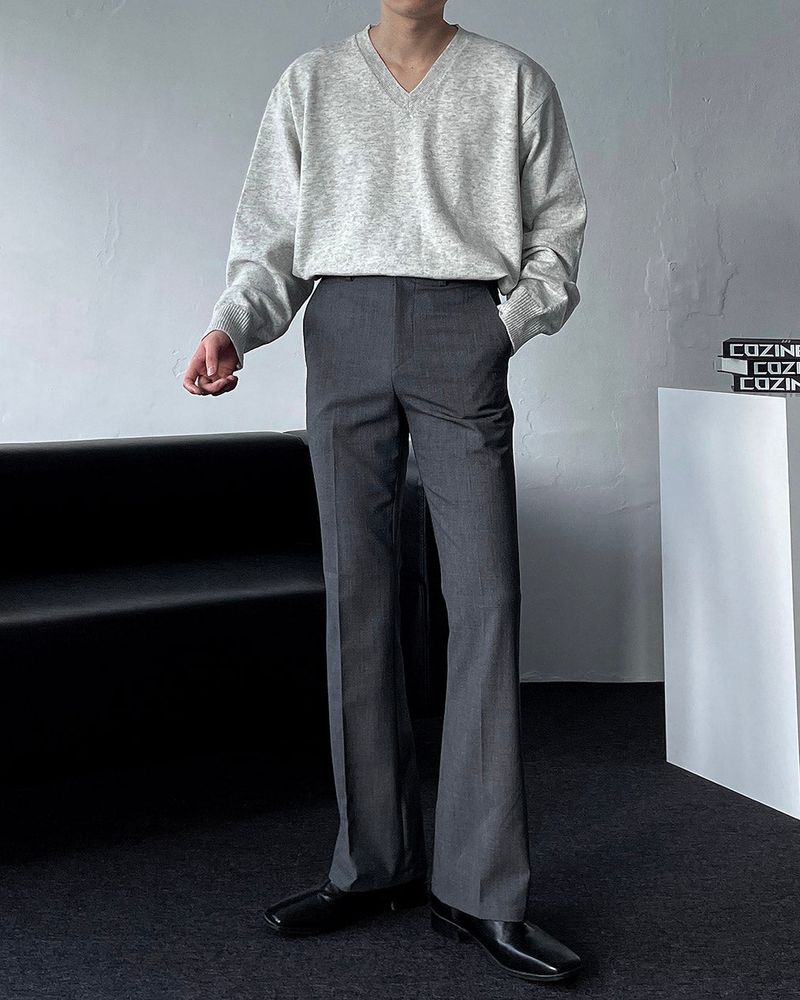 MG Semi Wide Bootcut Slacks (2 colors)