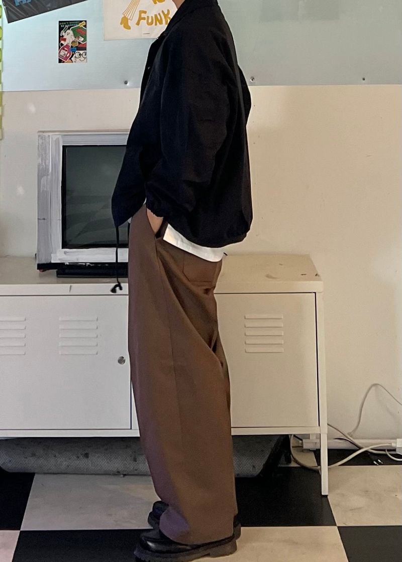 Ember One-Tuck Semi-Banded Pants 6COLOR