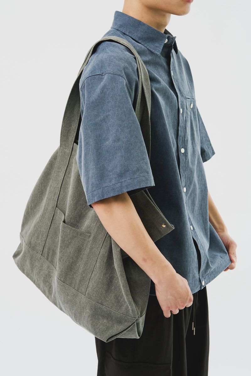 Stud Big Shoulder Bag (3color)