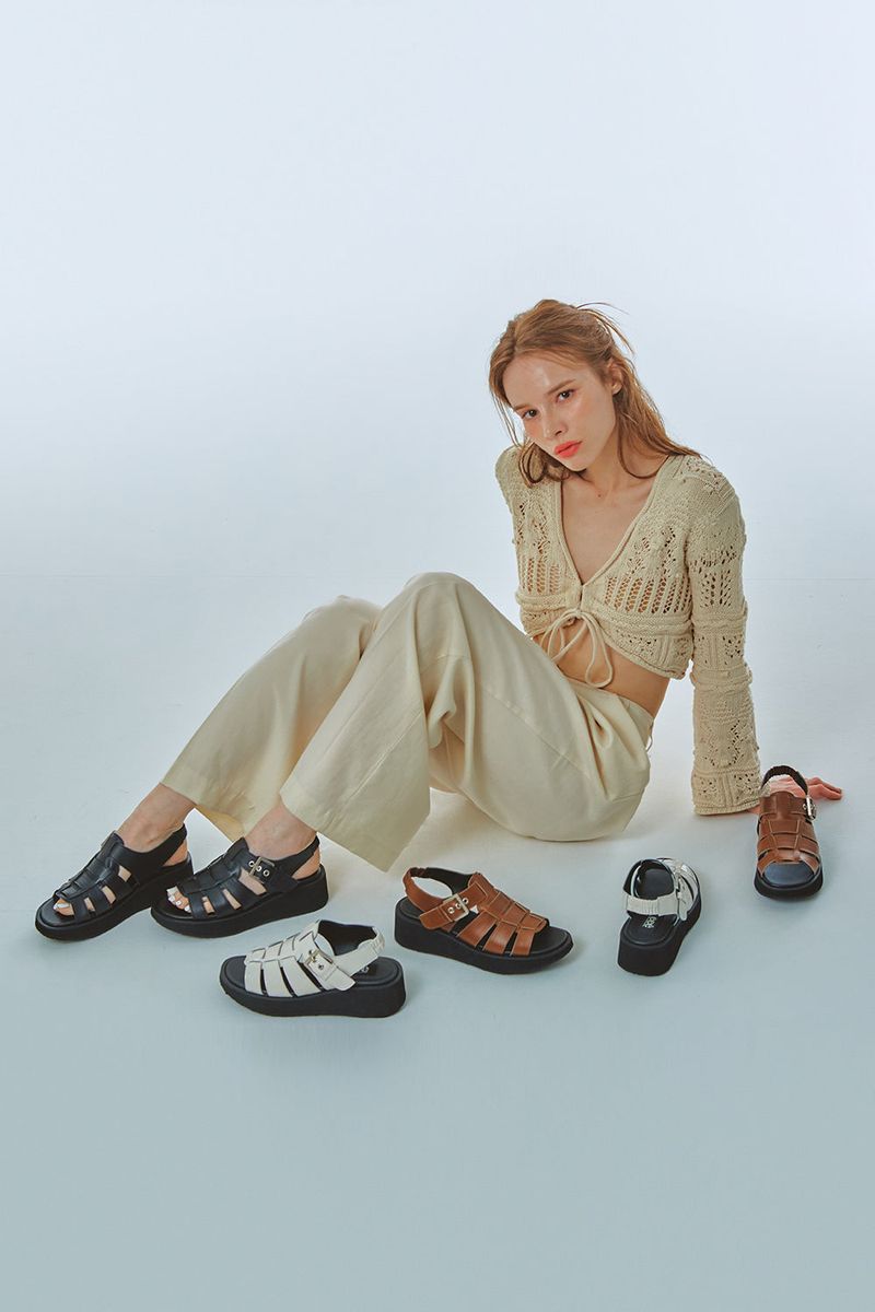 MILLY CHUNKY SANDALS_3COLORS