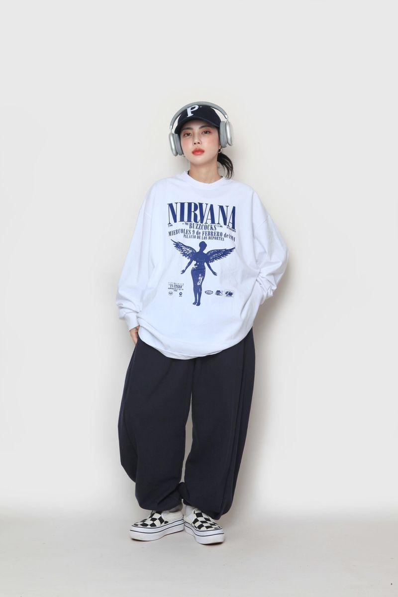 Nirvana Angel Long Over Sleeve T