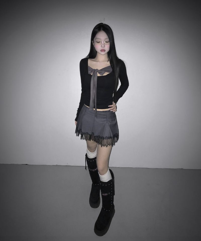 elf lace pleats sk
